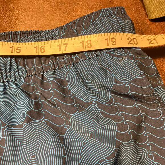 George Mens Blue Print Swim Trunks 2XL 44-46 Board Shorts Mesh Liner Drawstring - Picture 15 of 16